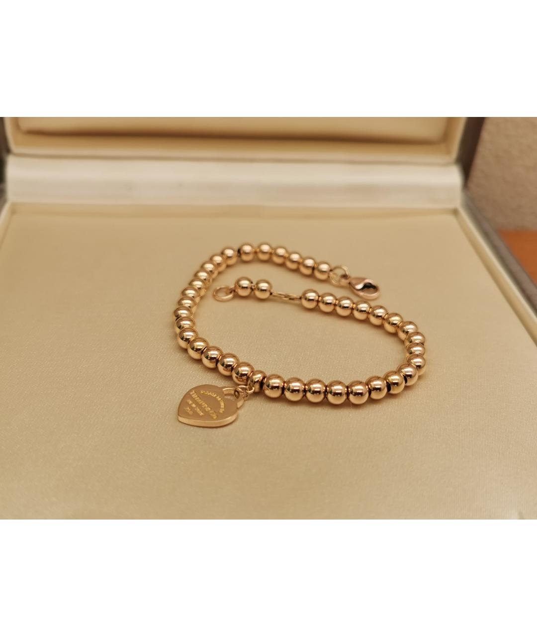 TIFFANY&CO Золотой браслет из розового золота, фото 4