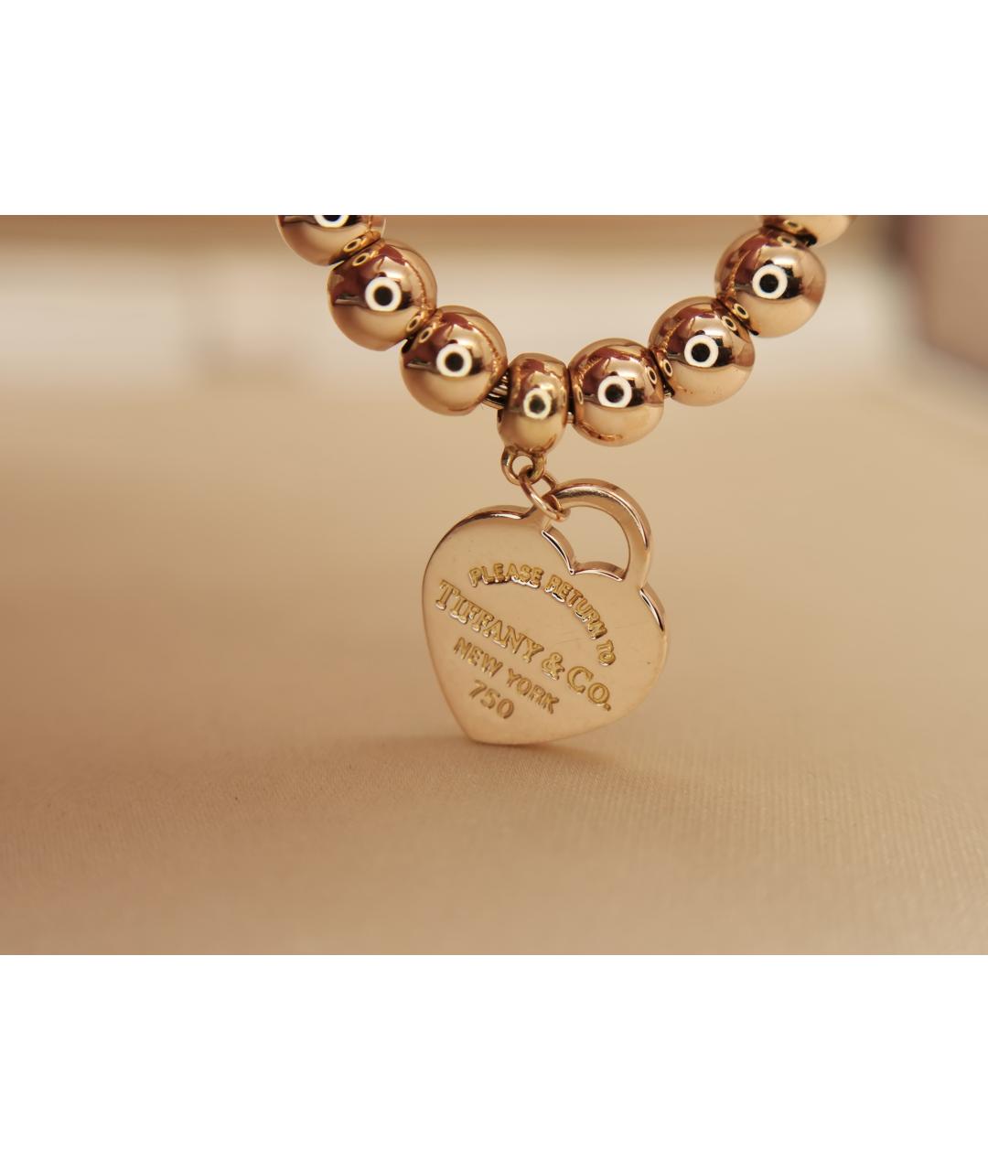 TIFFANY&CO Золотой браслет из розового золота, фото 6