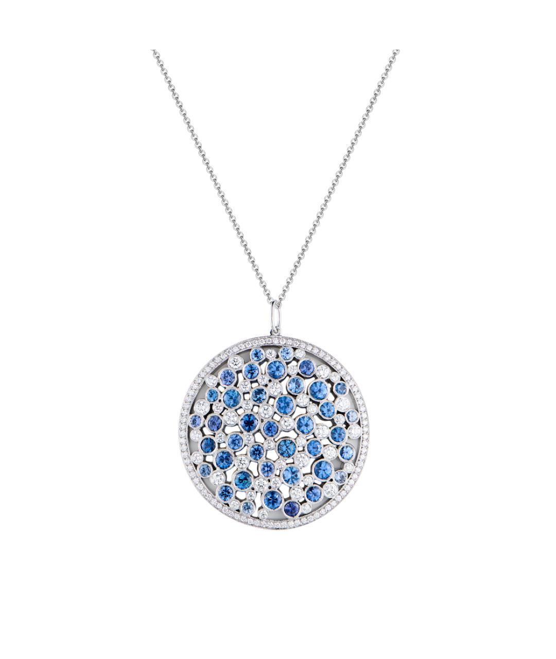TIFFANY&CO Синее металлическое колье, фото 1