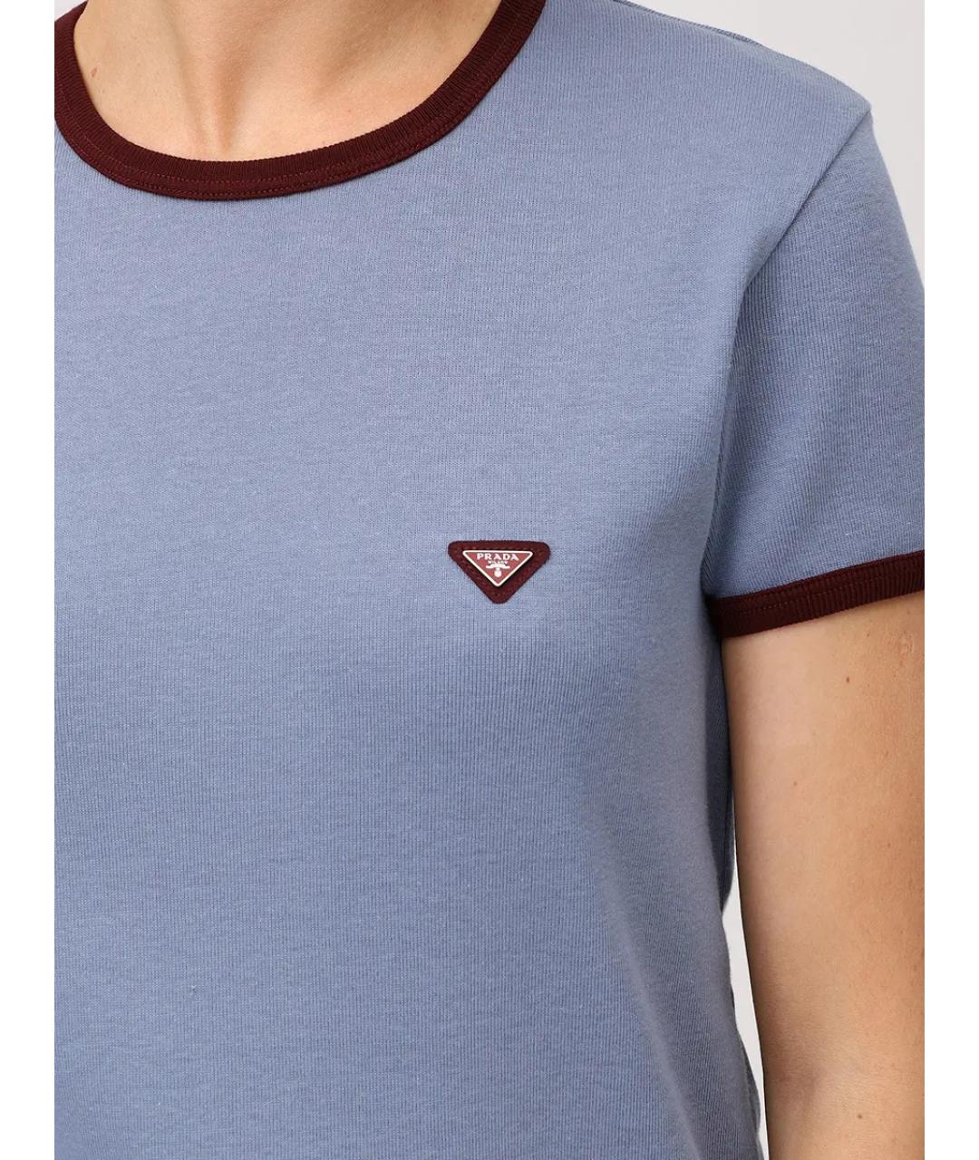 PRADA Синяя футболка, фото 5