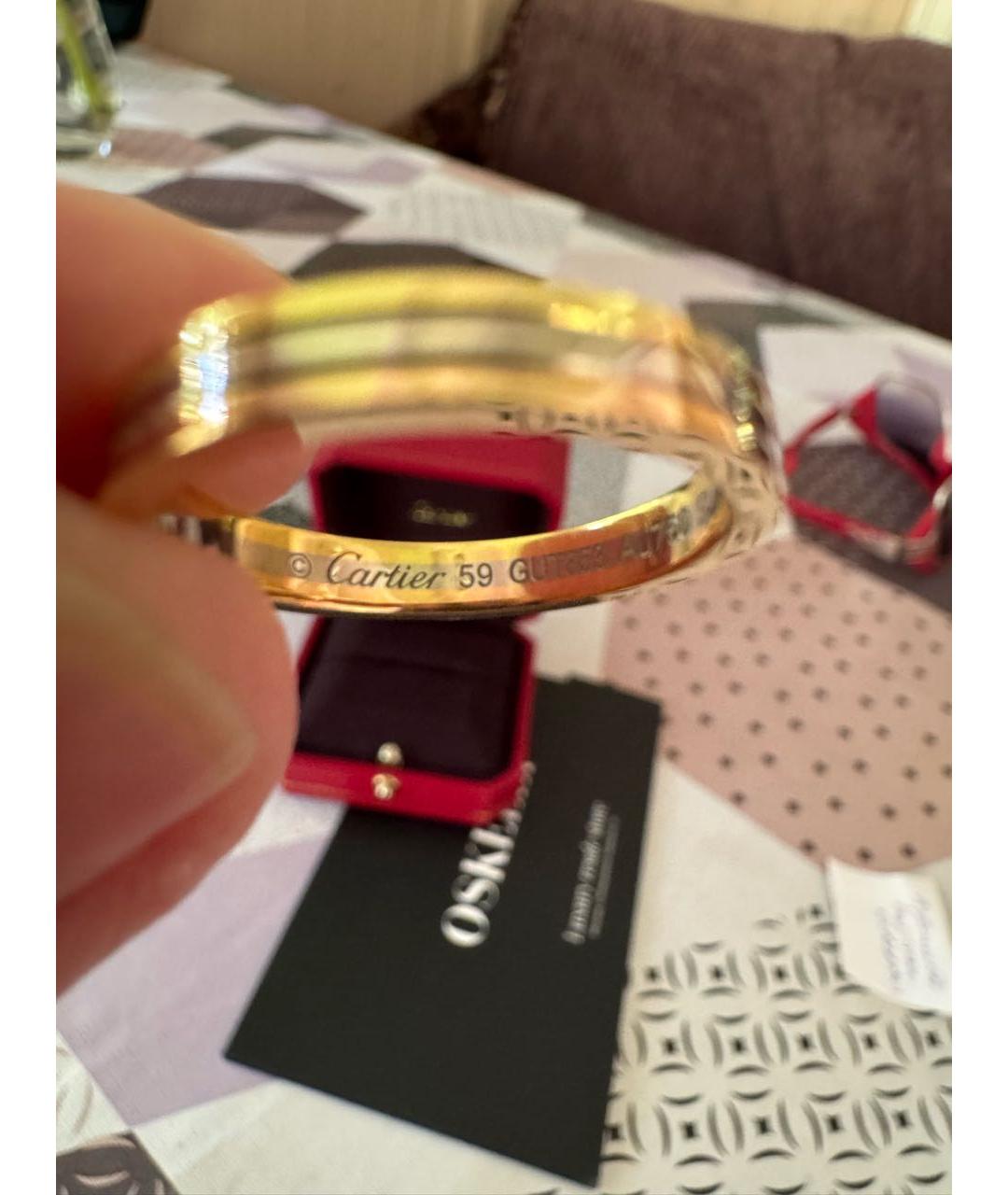 CARTIER Золотое кольцо из розового золота, фото 4