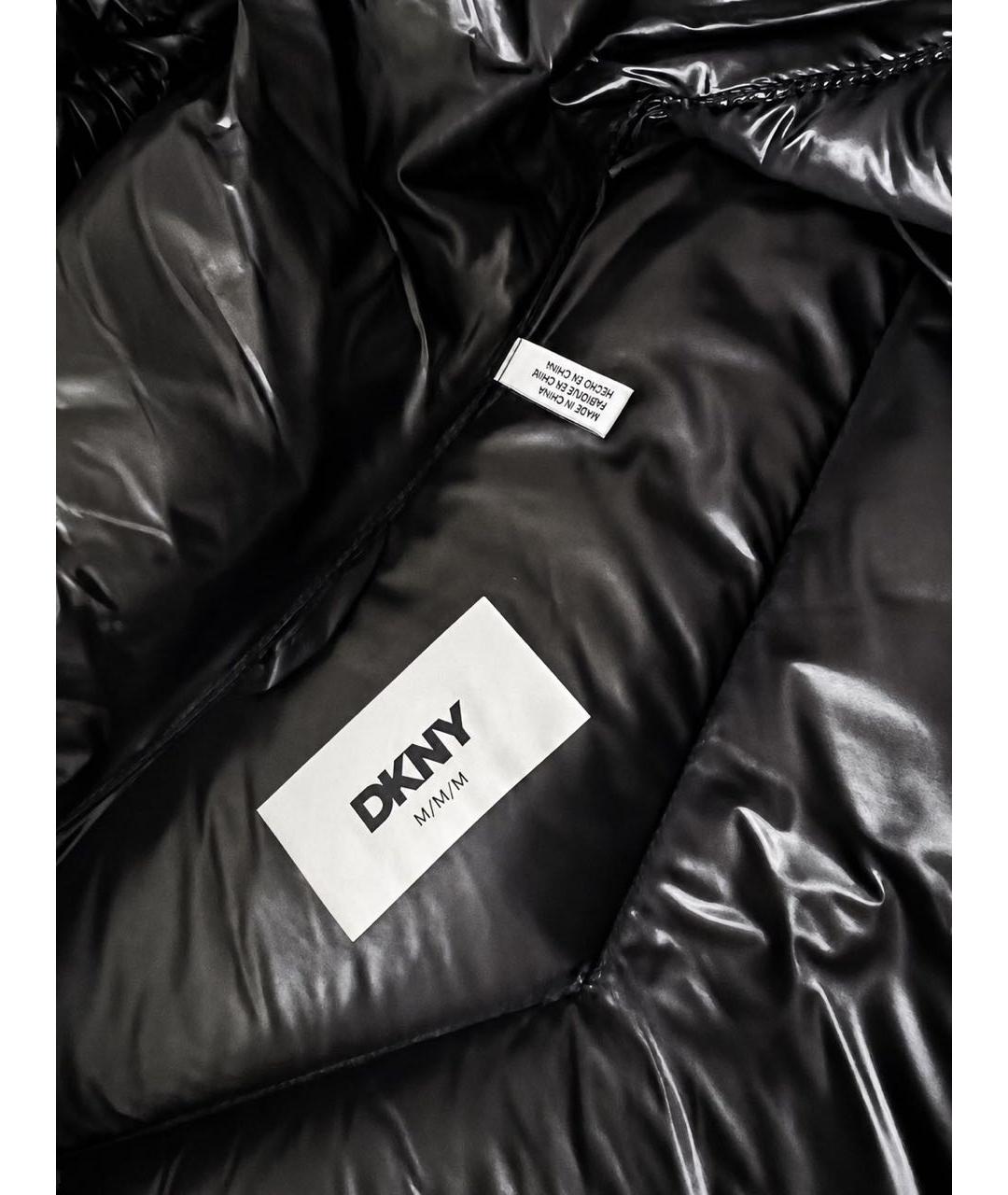 DKNY Черная нейлоновая куртка, фото 6