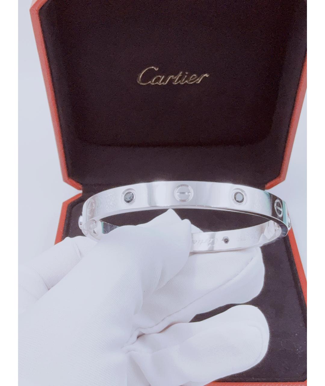 CARTIER Серебряный браслет из белого золота, фото 8