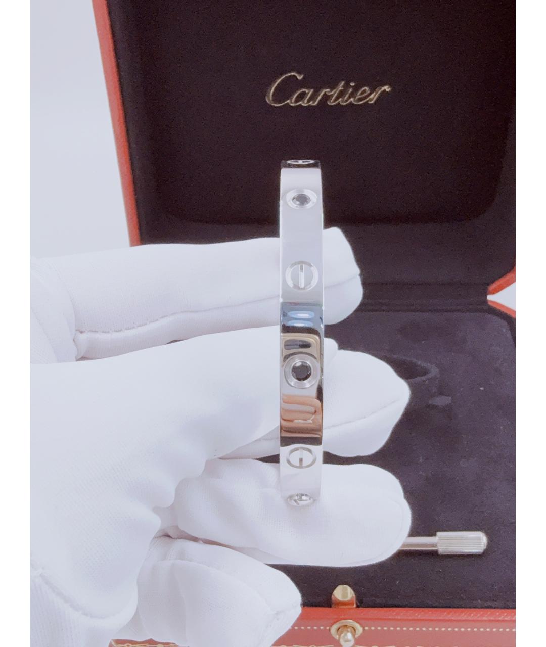 CARTIER Серебряный браслет из белого золота, фото 2