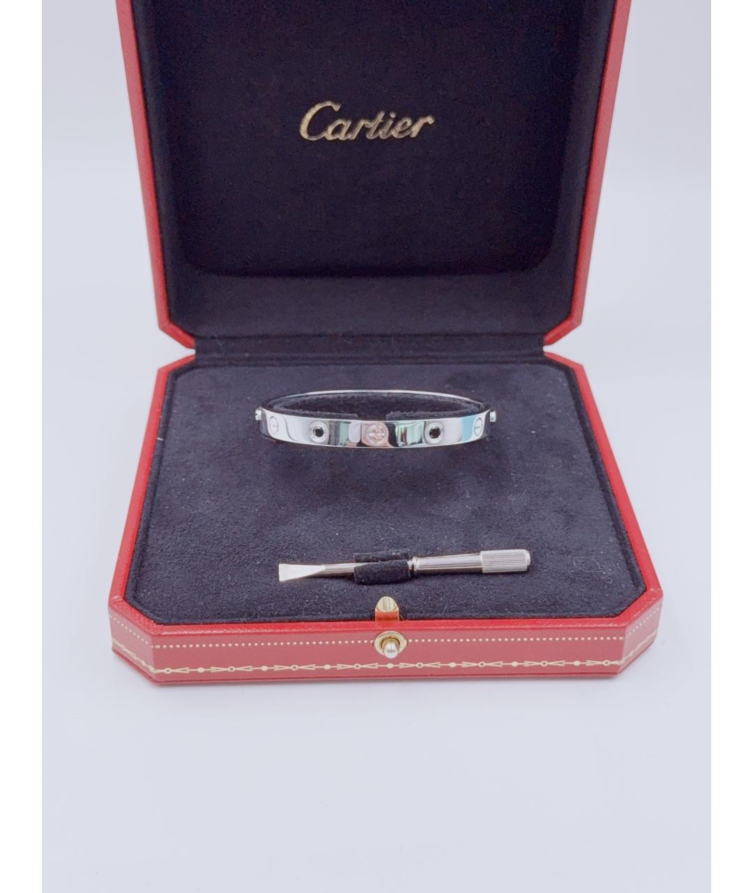 CARTIER Серебряный браслет из белого золота, фото 7