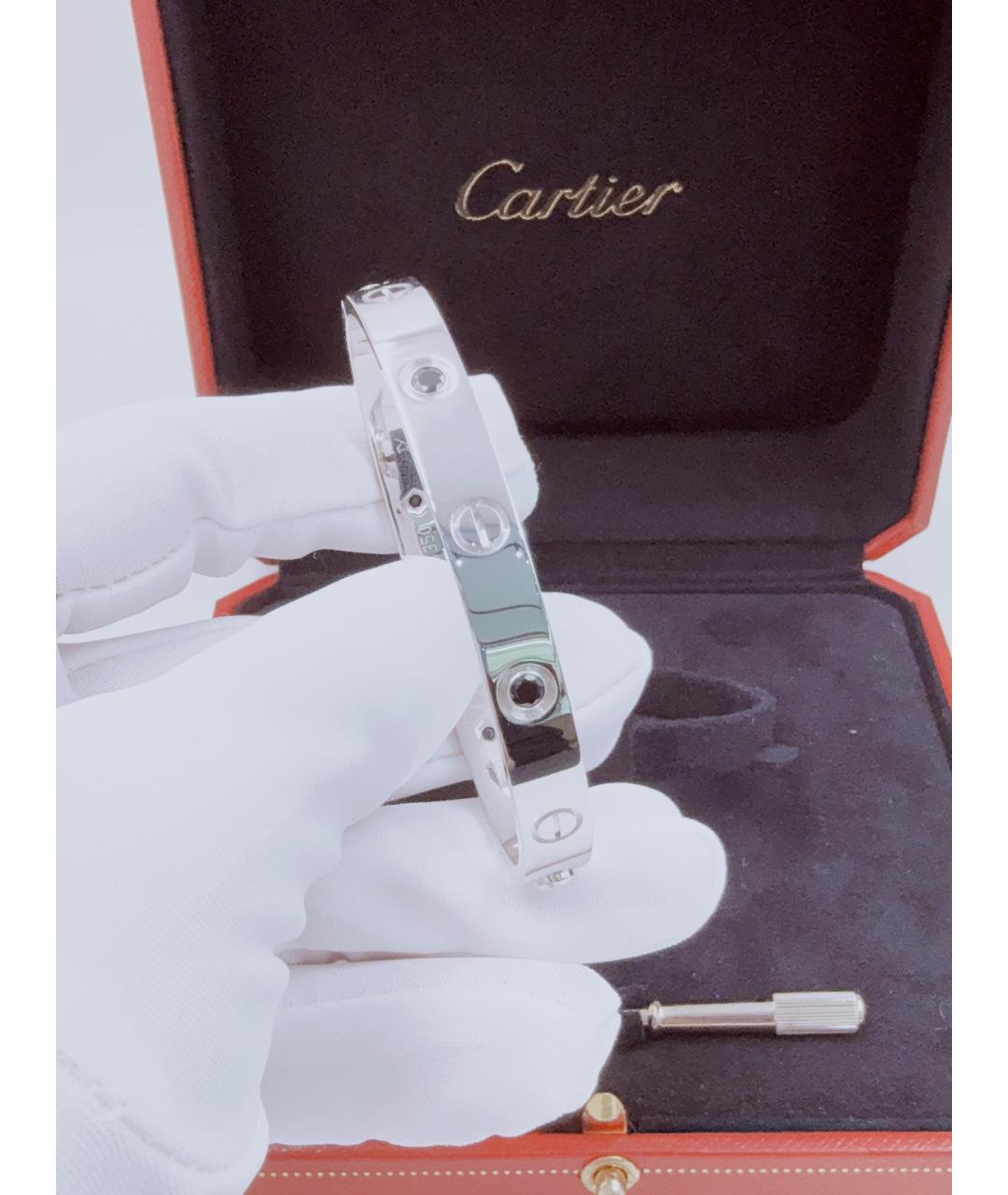 CARTIER Серебряный браслет из белого золота, фото 4