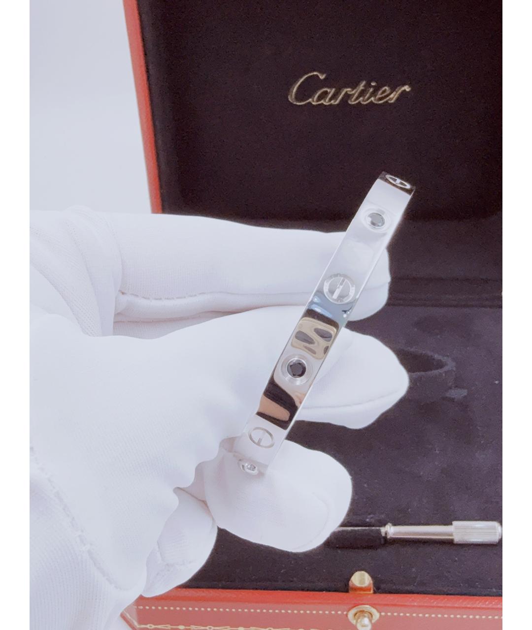 CARTIER Серебряный браслет из белого золота, фото 3