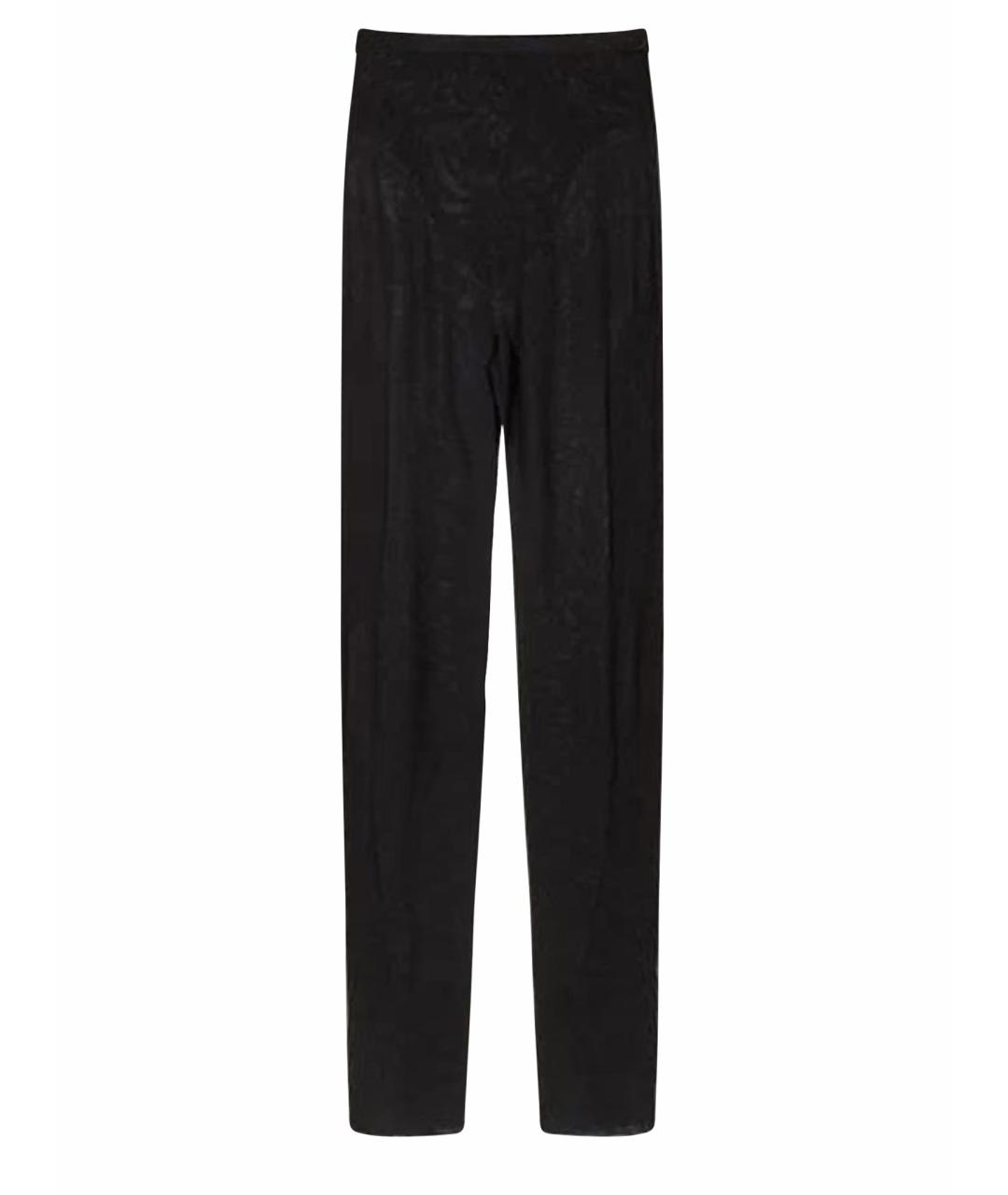RICK OWENS Черные шерстяные брюки узкие, фото 1