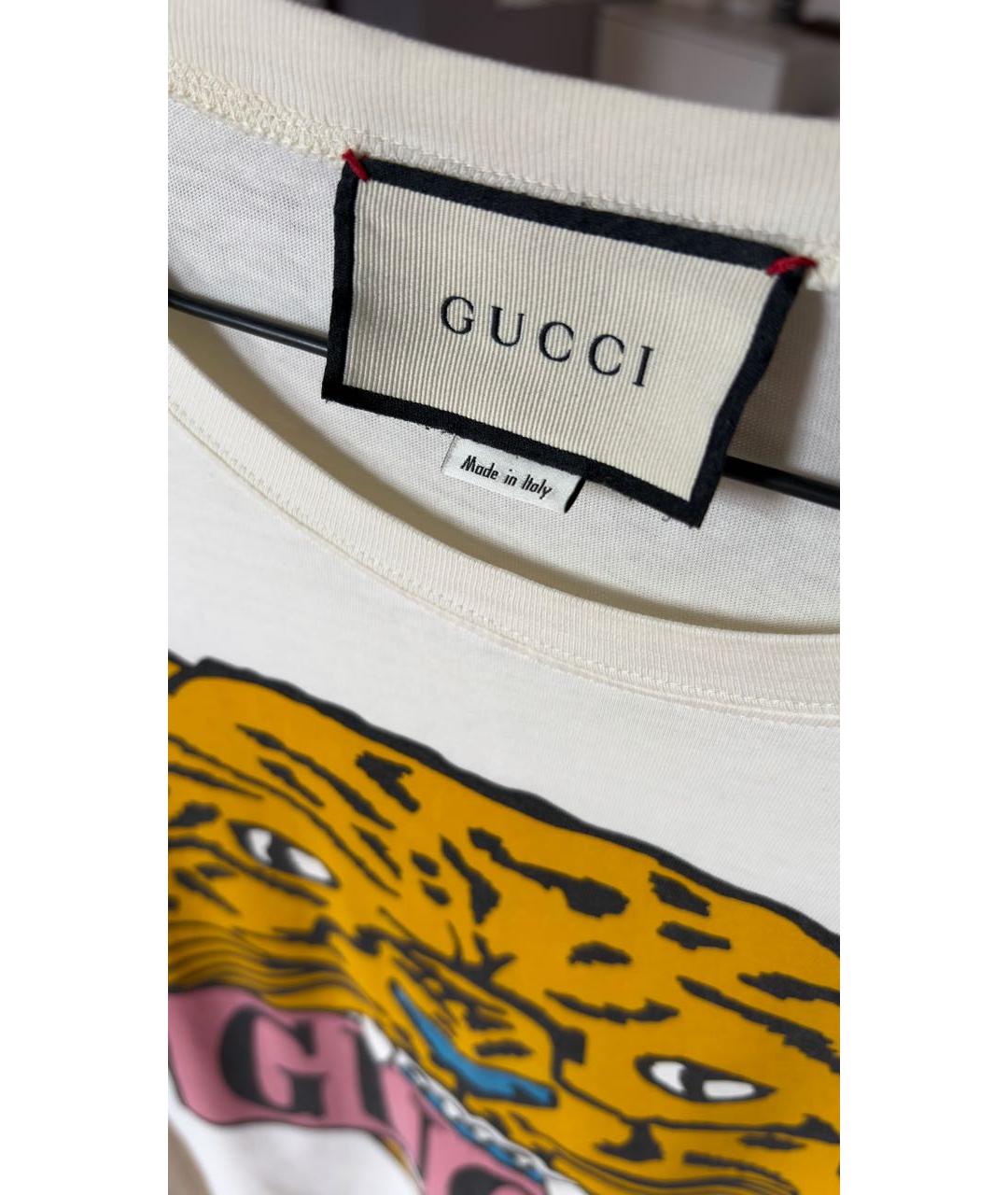 GUCCI Бежевая футболка, фото 2