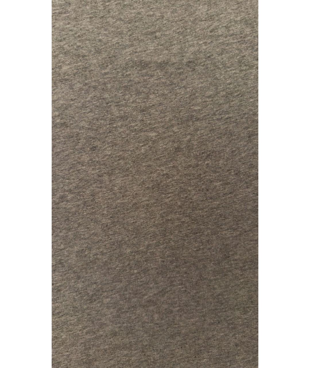 ACNE STUDIOS Серая хлопковая футболка, фото 4