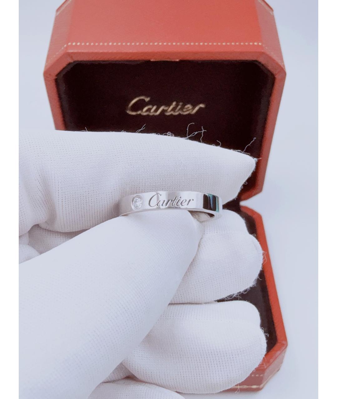 CARTIER Серебряное платиновое кольцо, фото 3