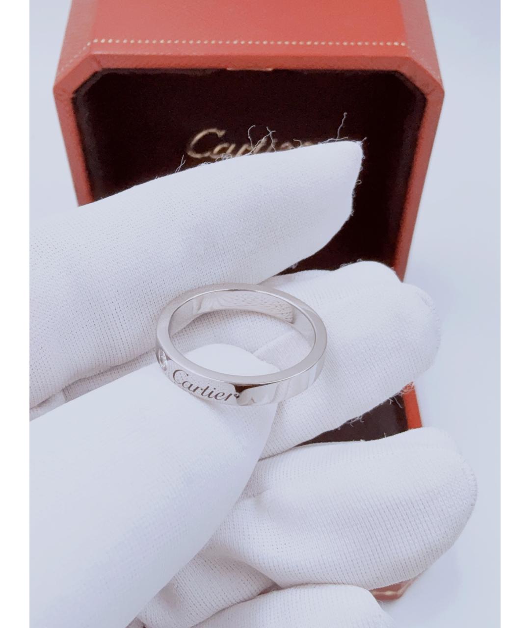 CARTIER Серебряное платиновое кольцо, фото 8