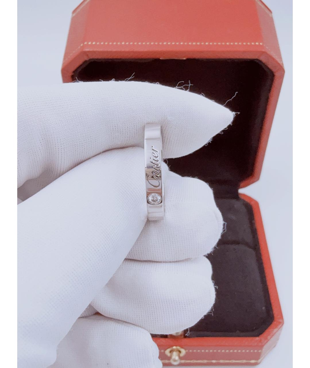 CARTIER Серебряное платиновое кольцо, фото 2