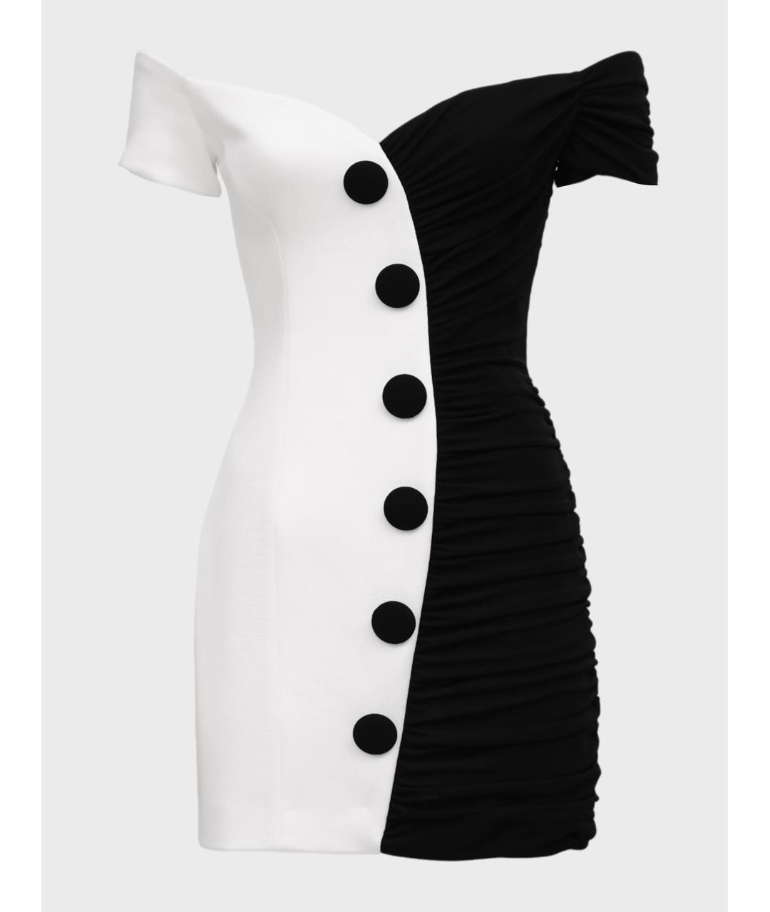 BALMAIN Мульти вискозное коктейльное платье, фото 4