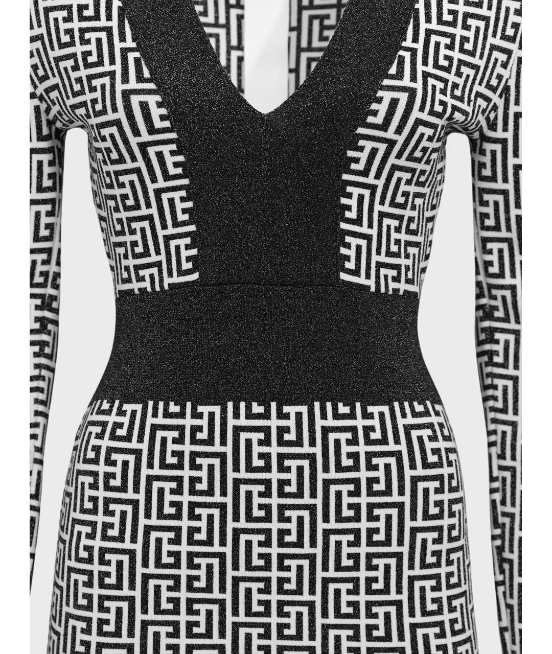 BALMAIN Мульти вискозное повседневное платье, фото 3