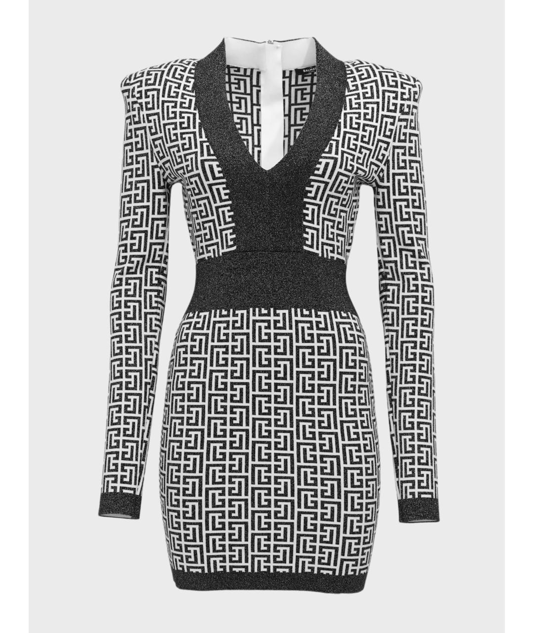BALMAIN Мульти вискозное повседневное платье, фото 4