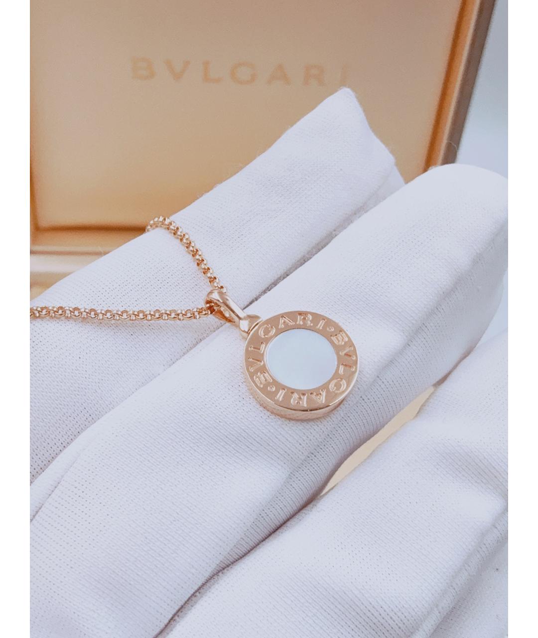 BVLGARI Золотое колье из розового золота, фото 5