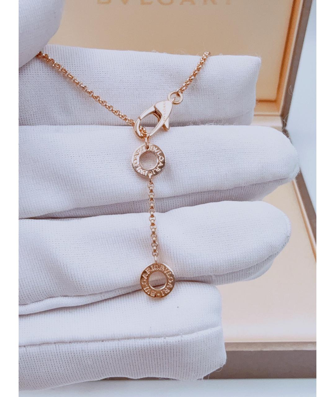BVLGARI Золотое колье из розового золота, фото 6