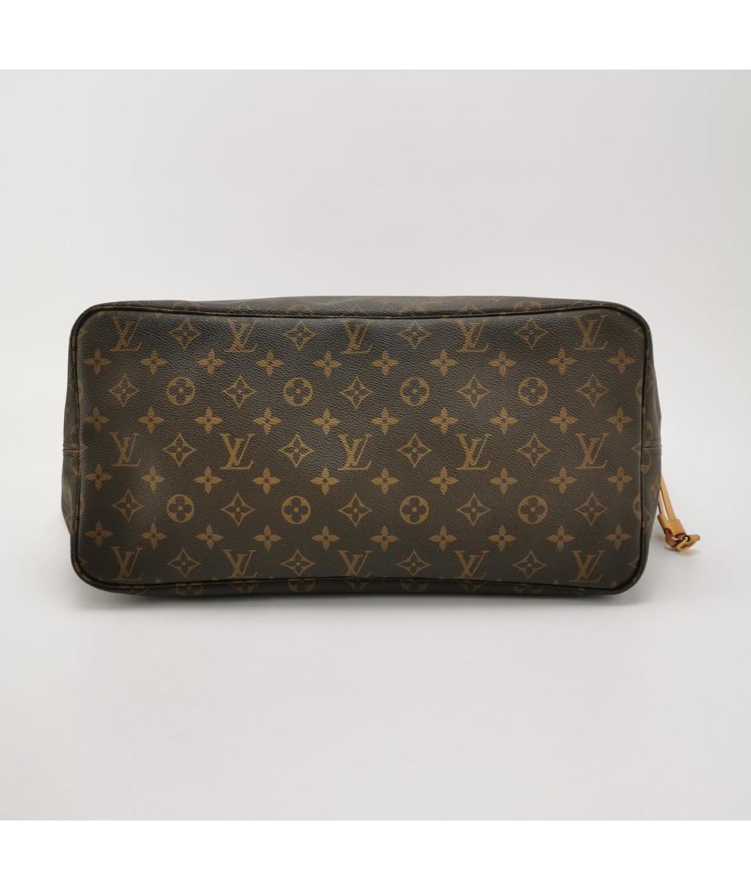 LOUIS VUITTON Коричневая канва сумка через плечо, фото 5