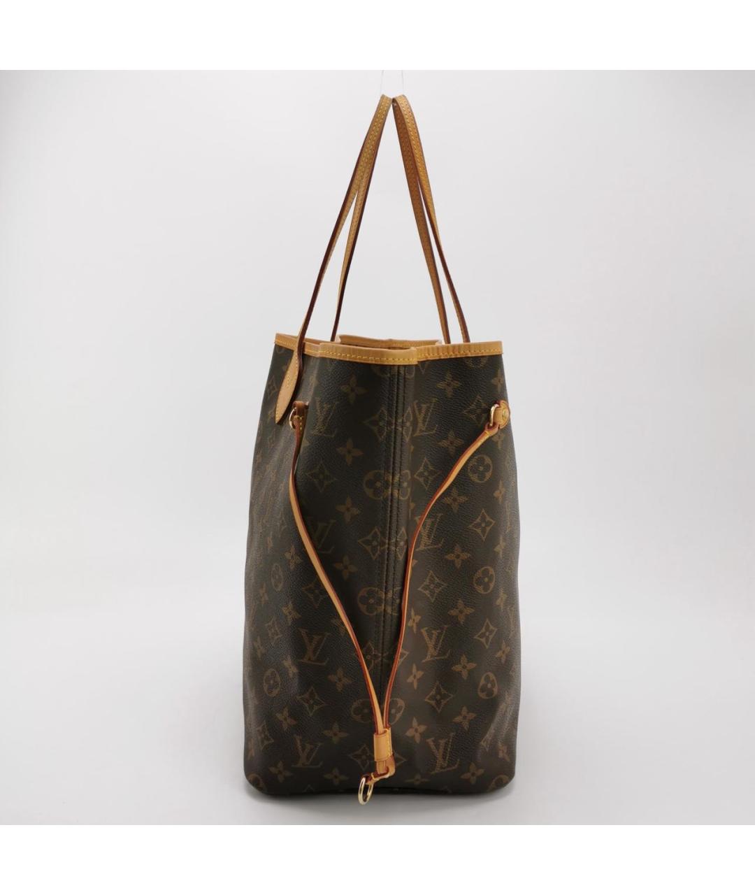LOUIS VUITTON Коричневая канва сумка через плечо, фото 2