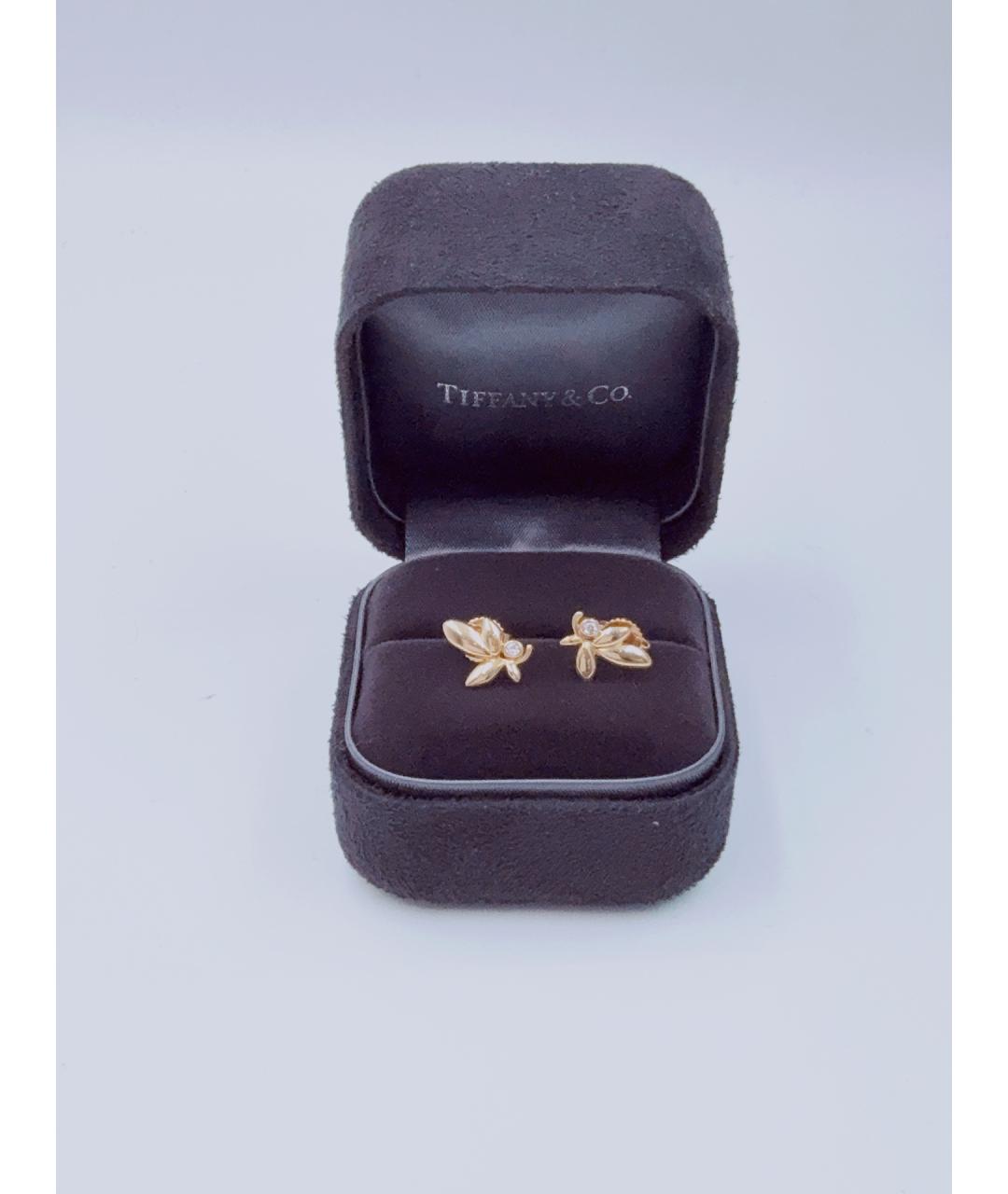 TIFFANY&CO Золотые серьги из желтого золота, фото 2