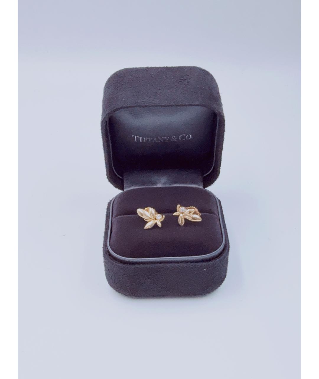 TIFFANY&CO Золотые серьги из желтого золота, фото 3