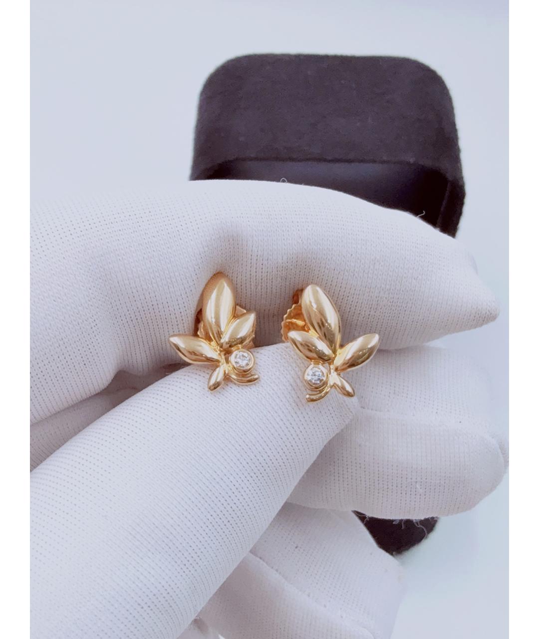 TIFFANY&CO Золотые серьги из желтого золота, фото 5