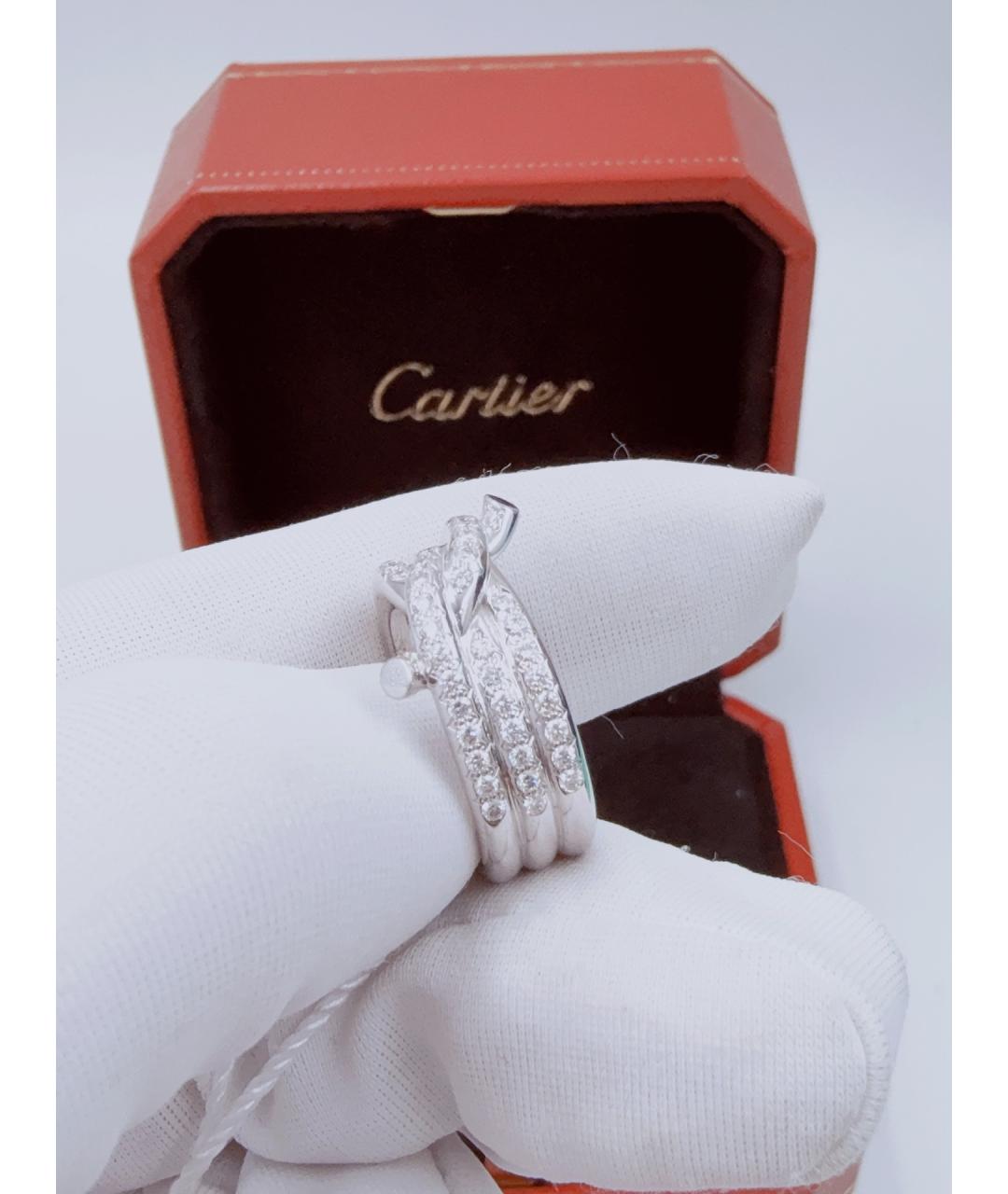 CARTIER Серебряное кольцо из белого золота, фото 5