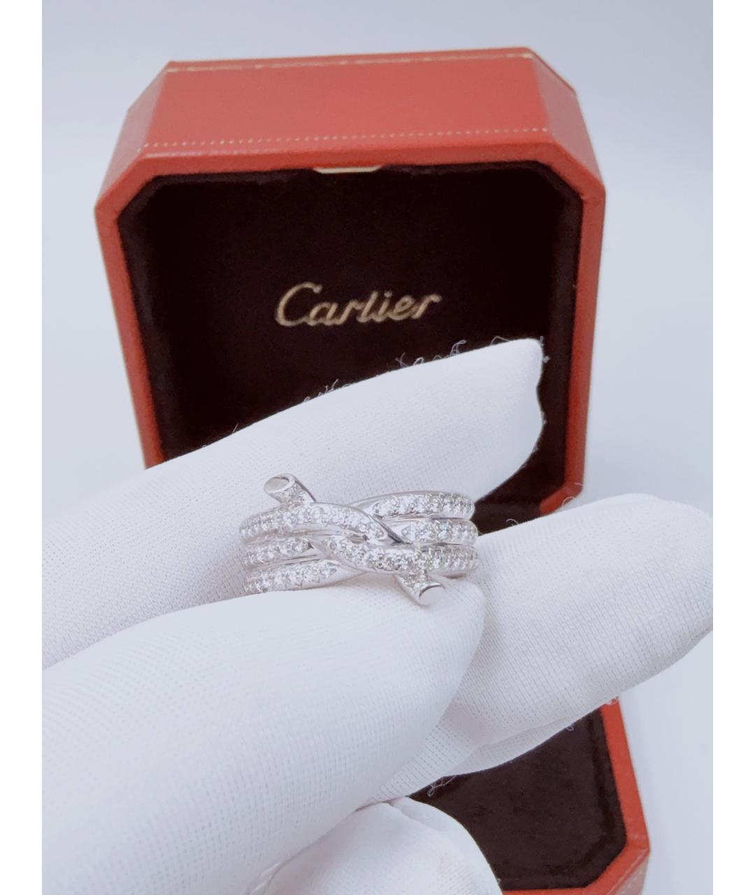 CARTIER Серебряное кольцо из белого золота, фото 9