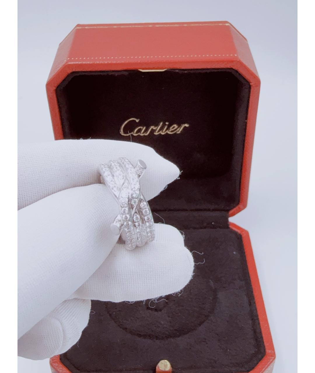CARTIER Серебряное кольцо из белого золота, фото 3