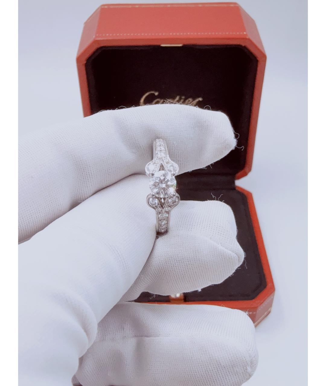 CARTIER Серебряное платиновое кольцо, фото 2