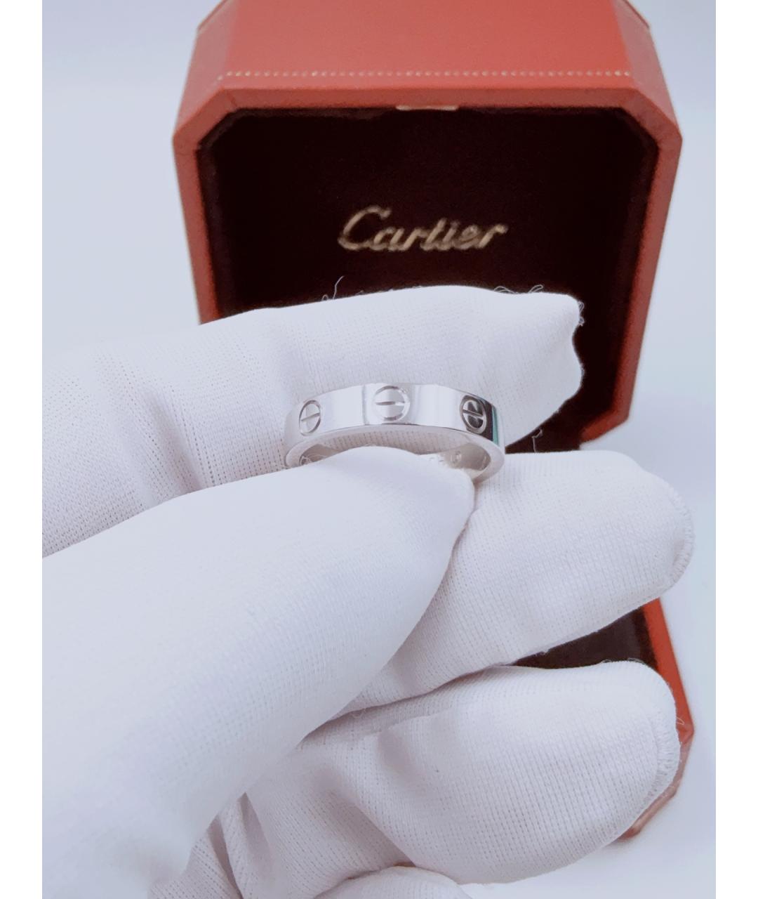 CARTIER Серебряное кольцо из белого золота, фото 3