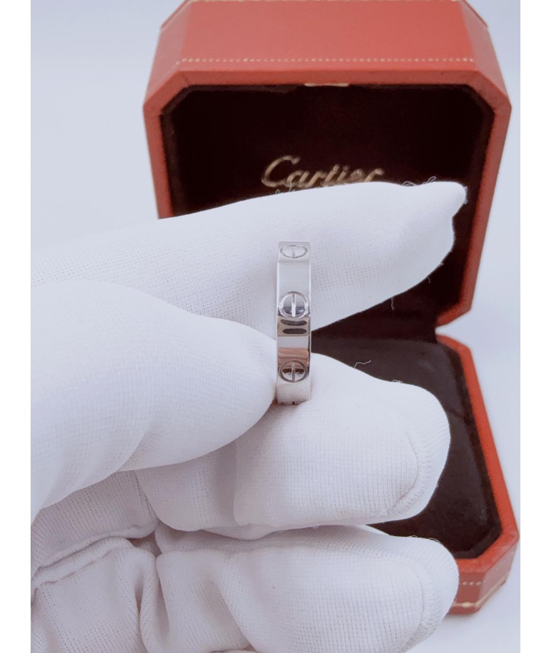CARTIER Серебряное кольцо из белого золота, фото 4