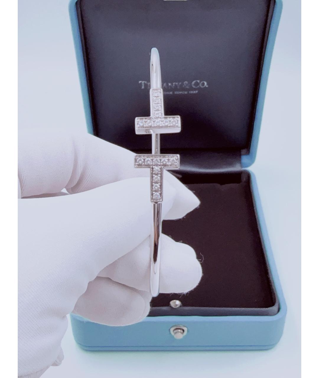 TIFFANY&CO Серебряный браслет из белого золота, фото 3