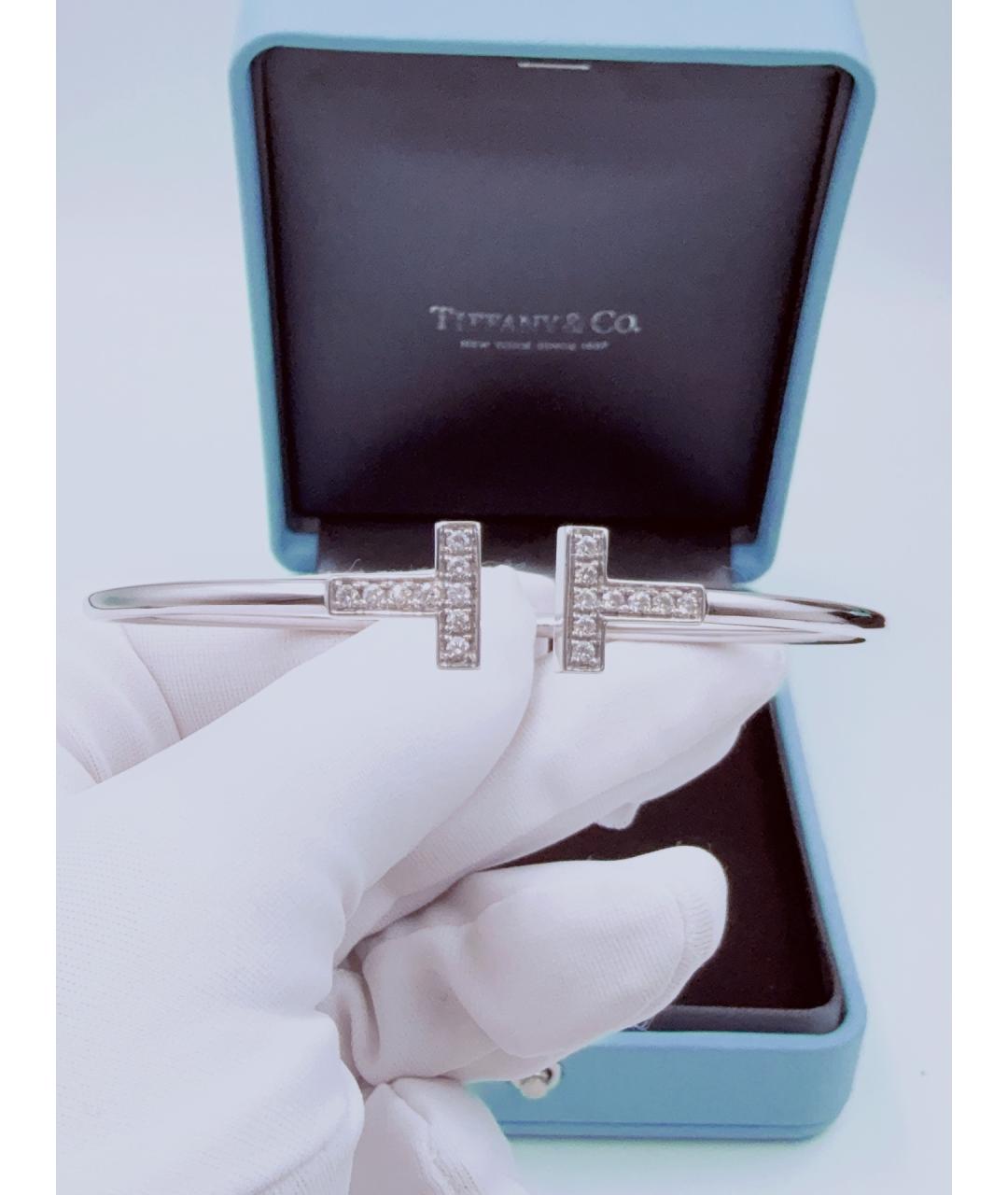 TIFFANY&CO Серебряный браслет из белого золота, фото 2