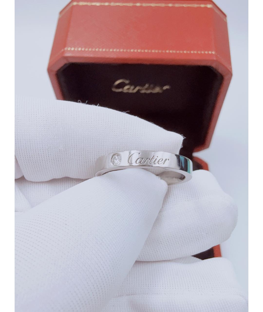 CARTIER Серебряное платиновое кольцо, фото 8