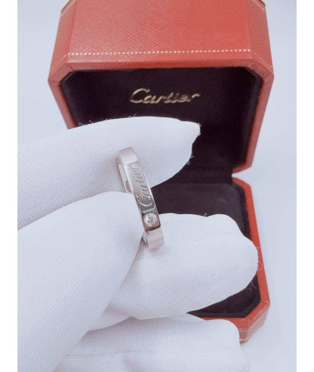 CARTIER Серебряное платиновое кольцо, фото 3