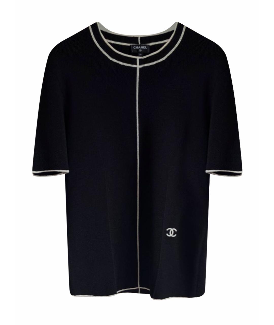 CHANEL Черный джемпер / свитер, фото 1
