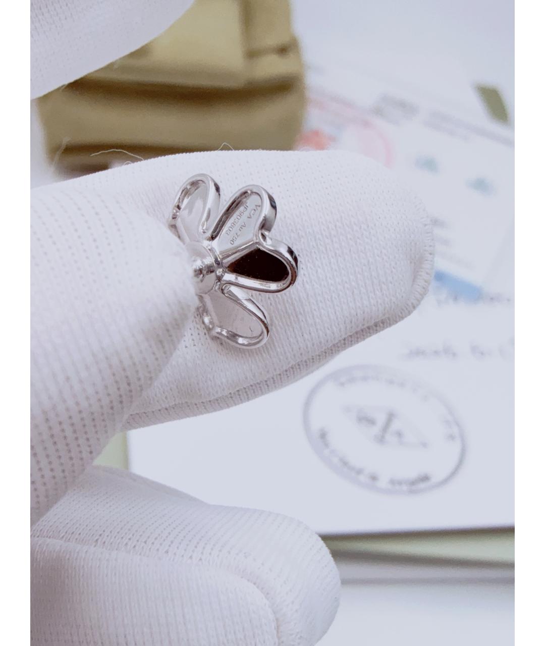 VAN CLEEF & ARPELS Серебряные серьги из белого золота, фото 5