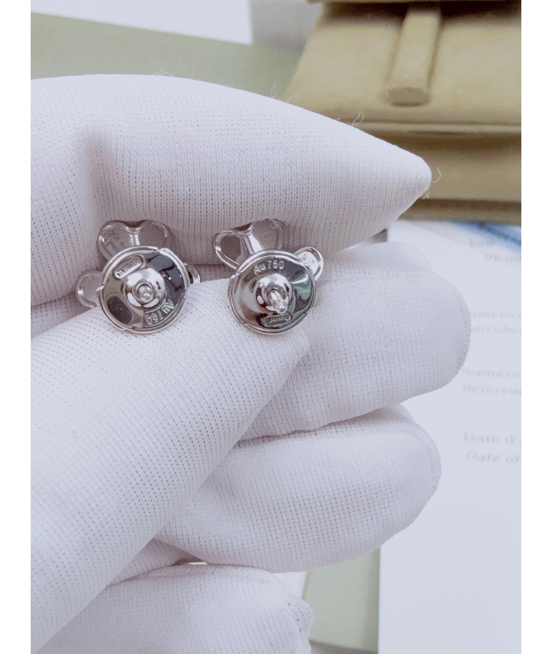VAN CLEEF & ARPELS Серебряные серьги из белого золота, фото 7