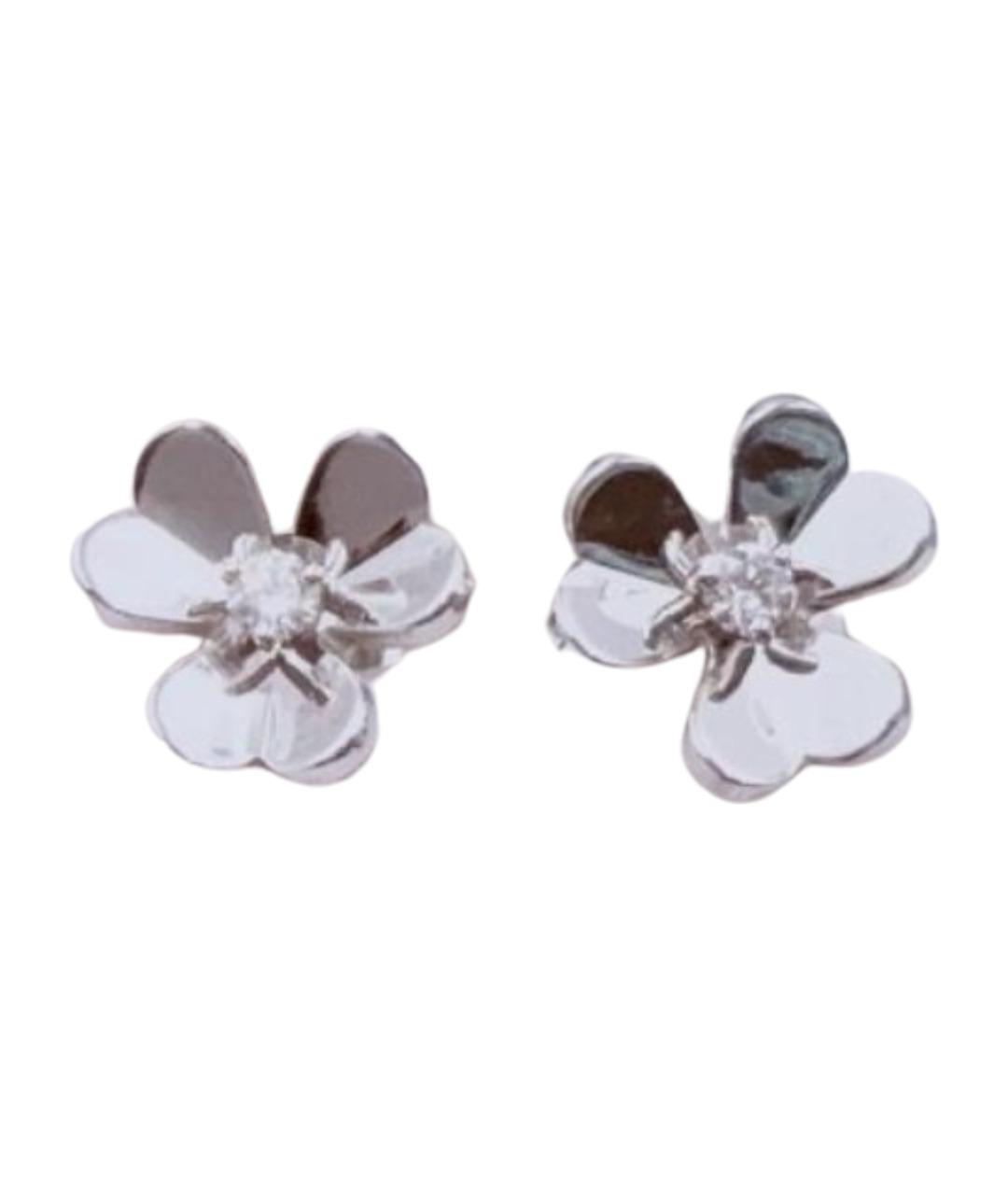 VAN CLEEF & ARPELS Серебряные серьги из белого золота, фото 1