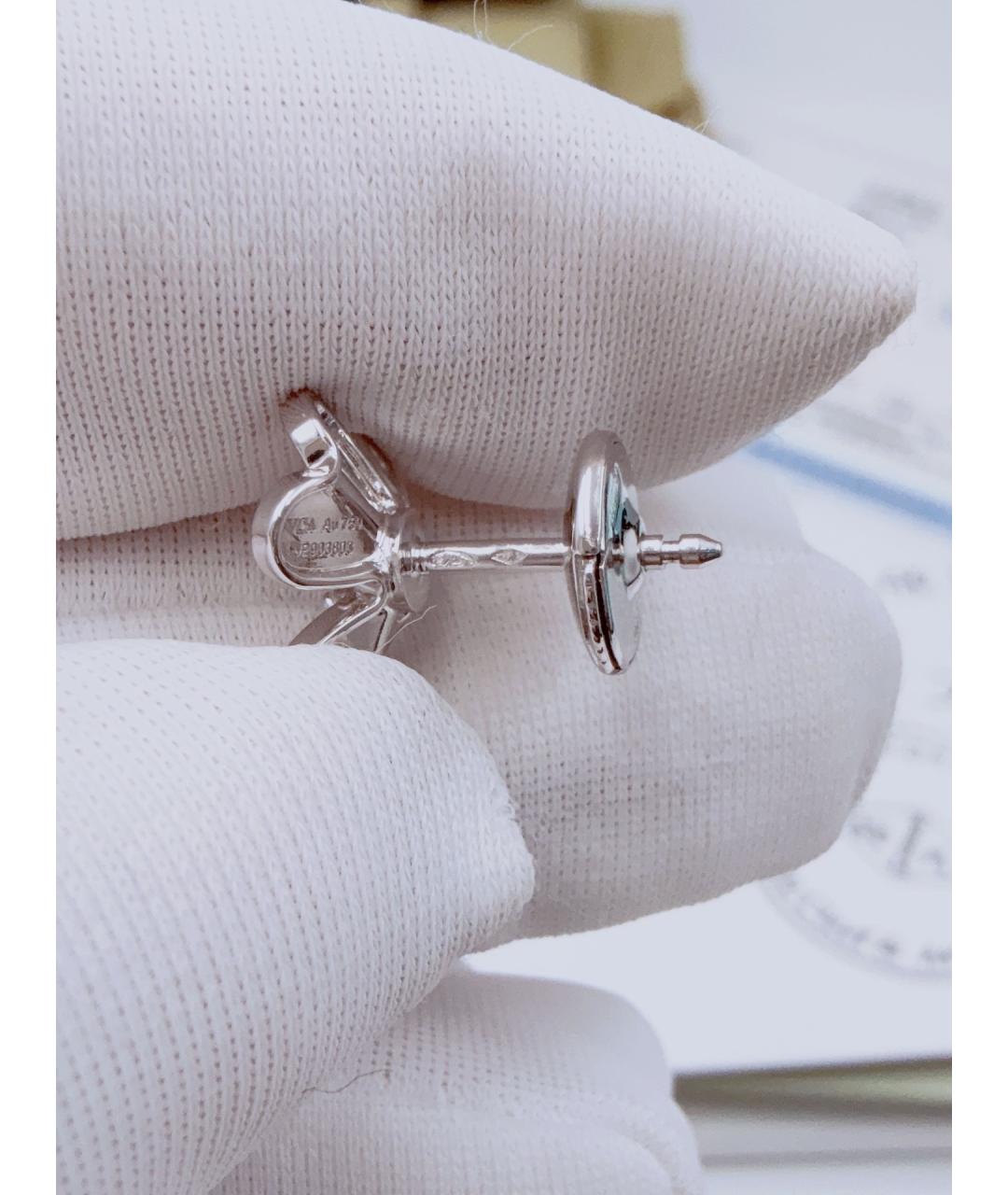 VAN CLEEF & ARPELS Серебряные серьги из белого золота, фото 6