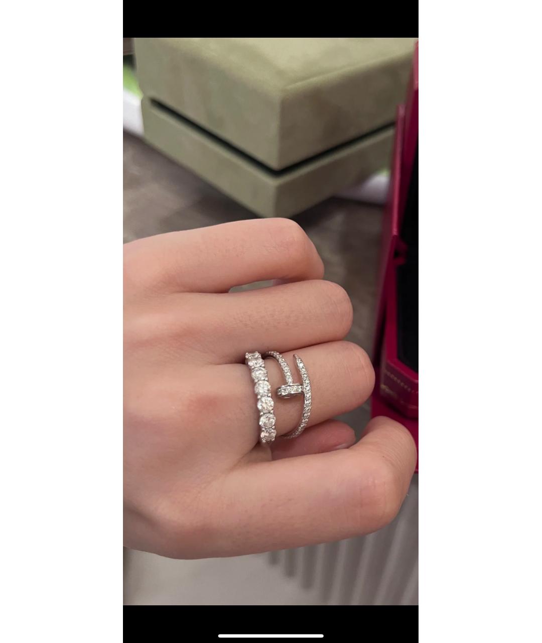 CARTIER Серебряное кольцо из белого золота, фото 5