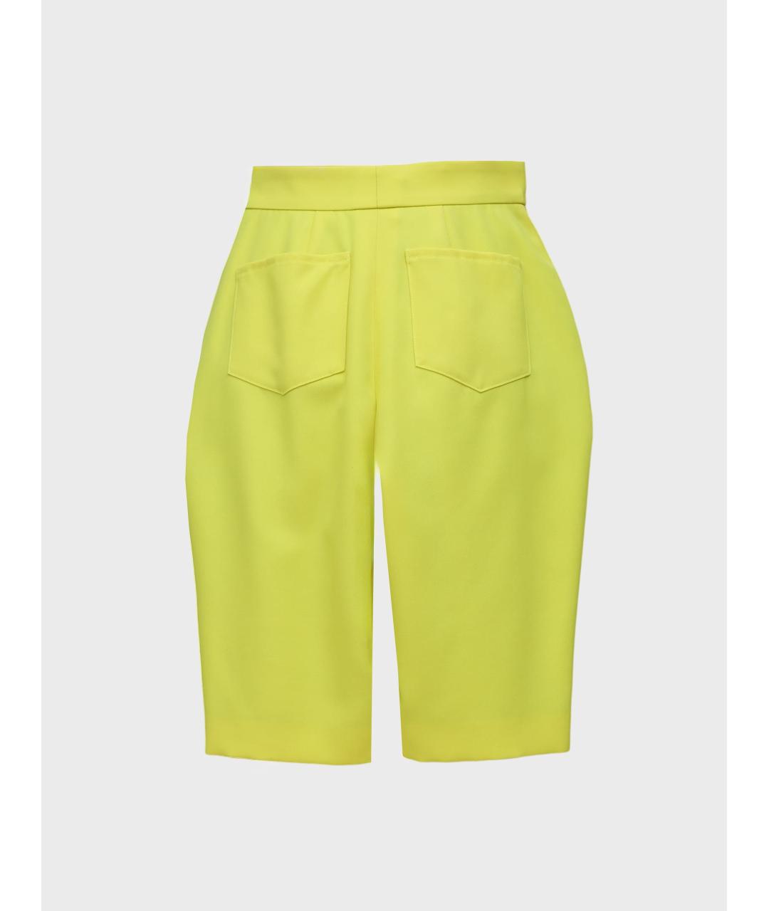 BALMAIN Желтые шорты, фото 2