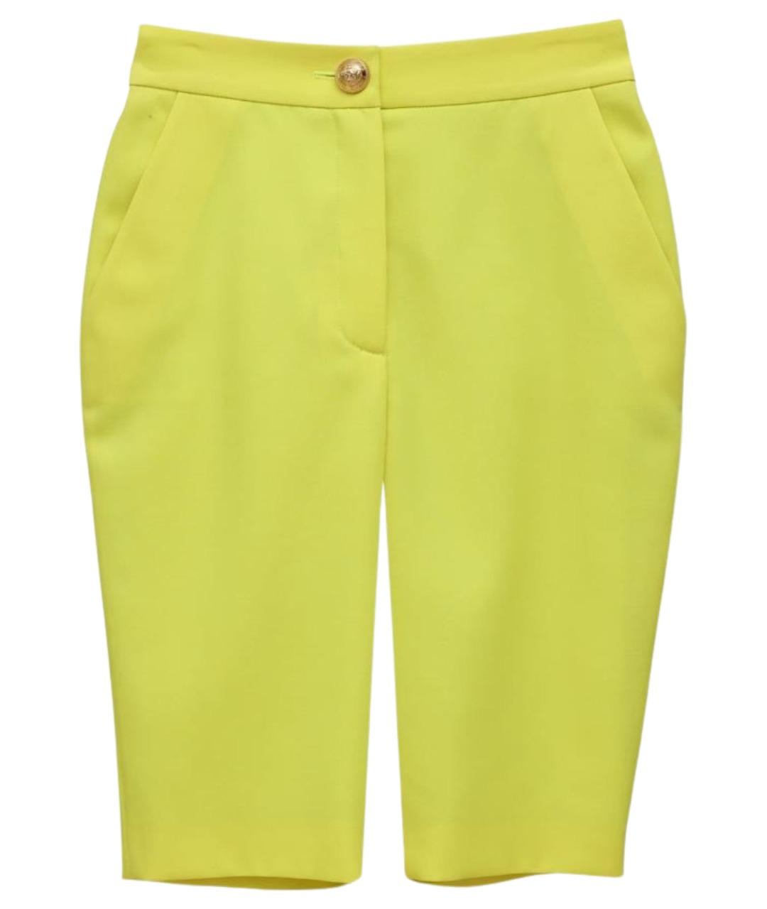 BALMAIN Желтые шорты, фото 1