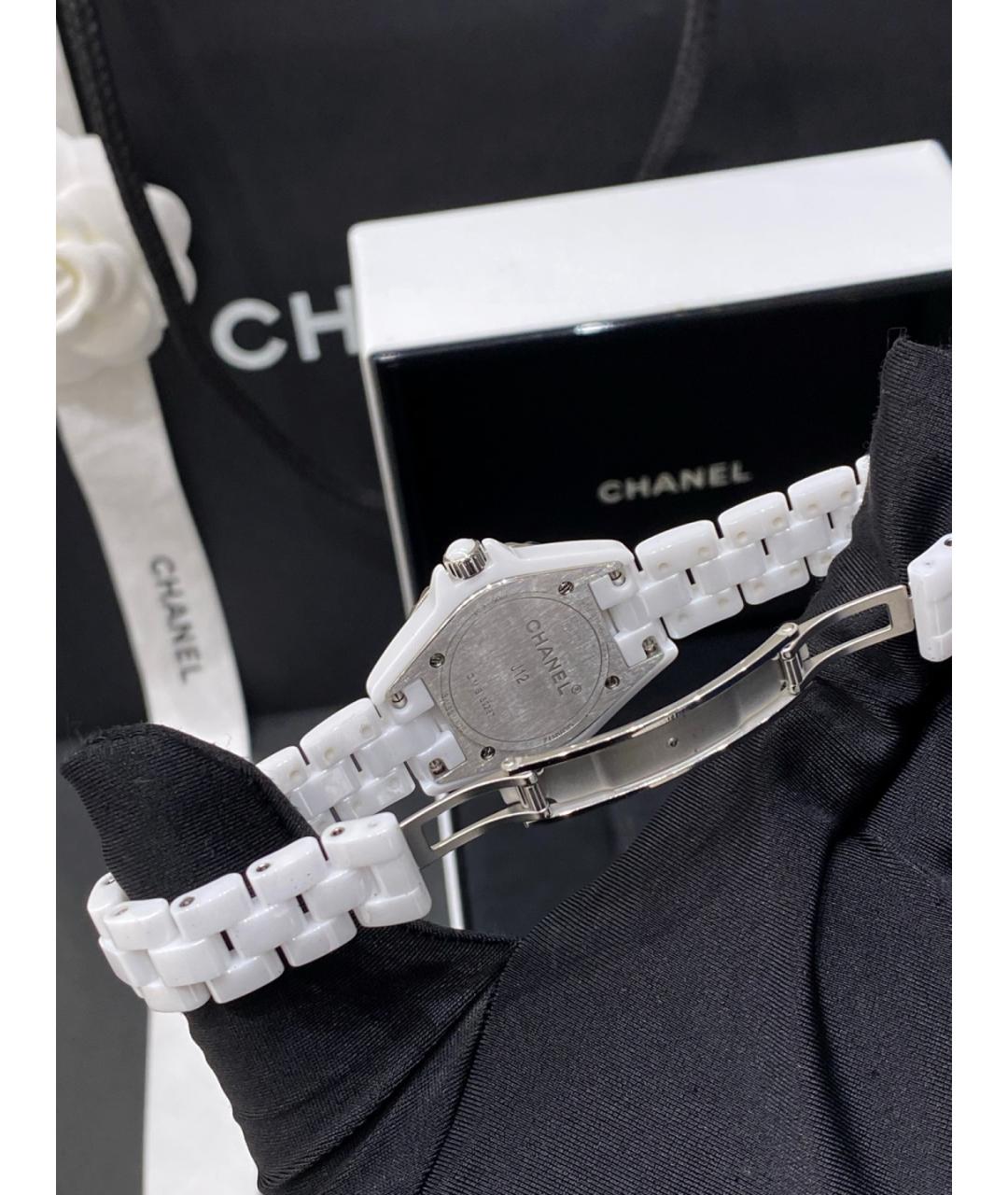 CHANEL Белые керамические часы, фото 7