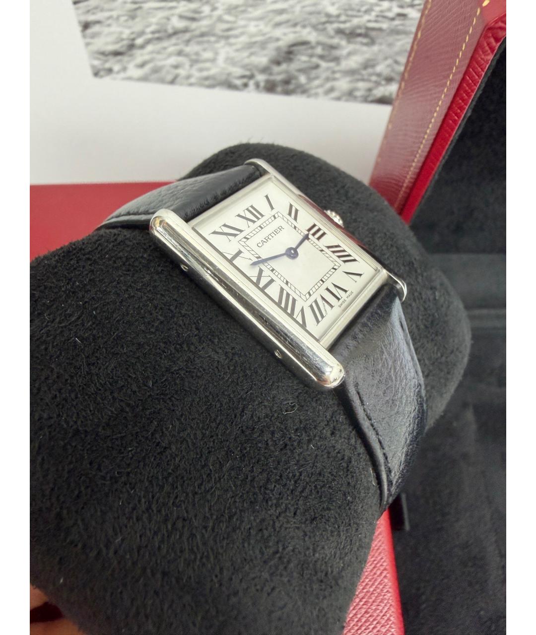 CARTIER Белые часы, фото 3