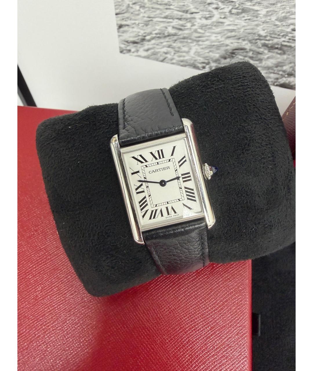 CARTIER Белые часы, фото 6