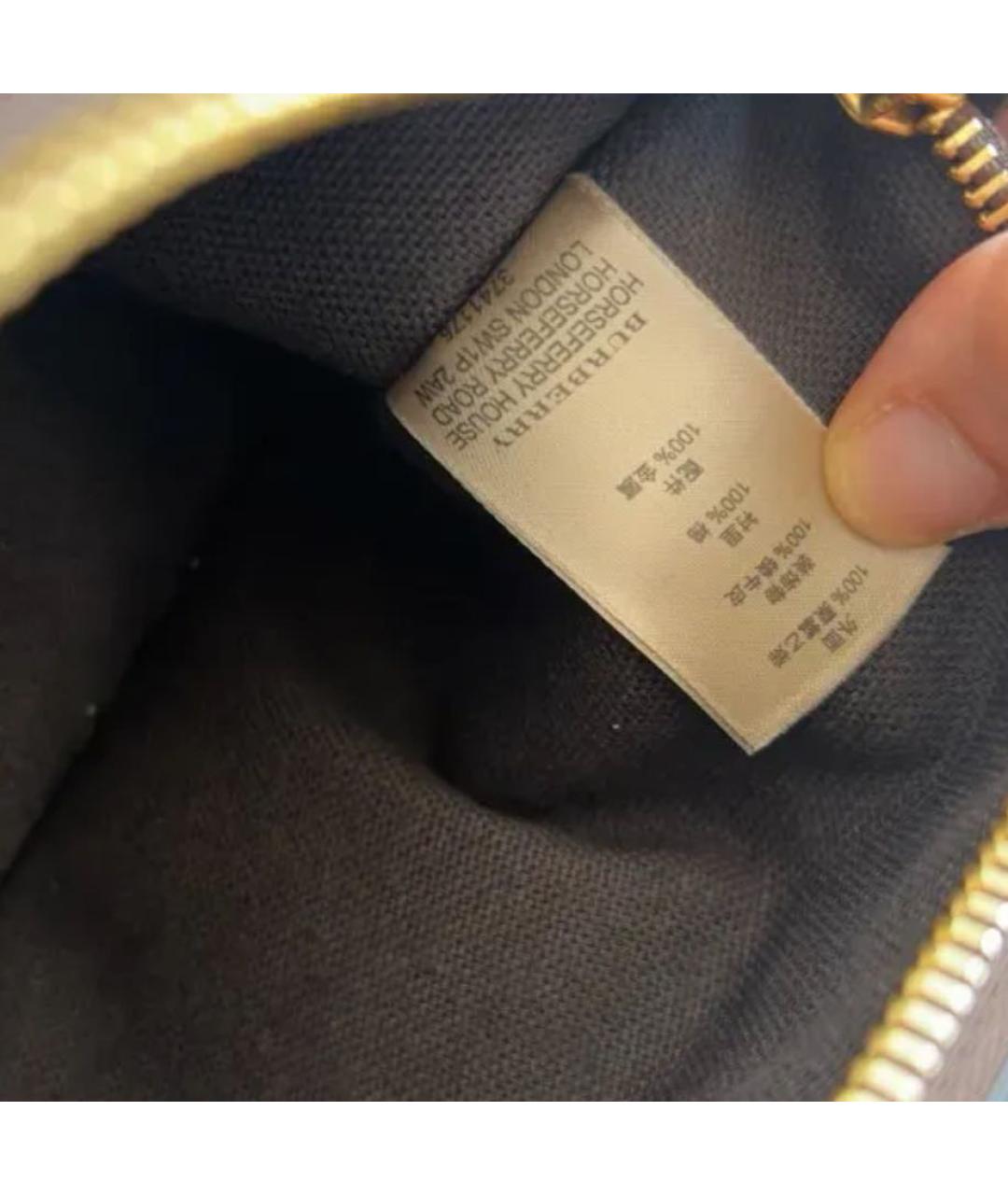 BURBERRY Коричневая кожаная сумка тоут, фото 5