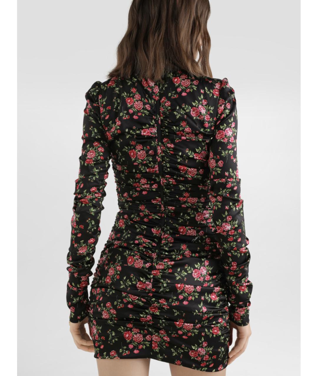 DOLCE&GABBANA Черное шелковое платье, фото 7